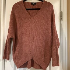 Lulus dusty rose sweater